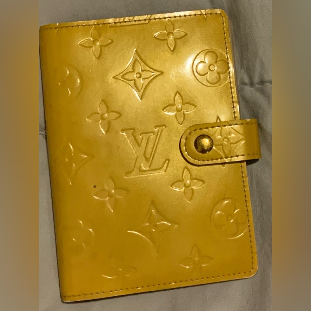 LV Yellow Vernis Agenda/Wallet